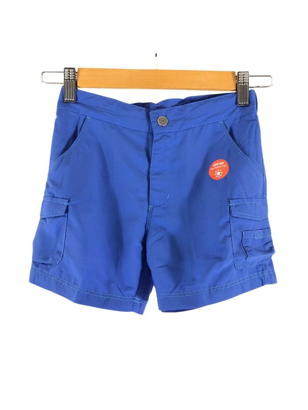 White Sierra Girls Crystal Cove River Shorts Nylon Cargo UPF 30 Blue Size XS